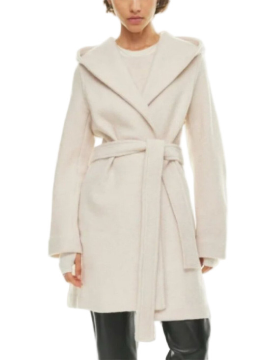 Wilfred Jackets & Blazers - Aritzia Wilfred Acre Robe Belted Merino Wool Robe Jacket Medium